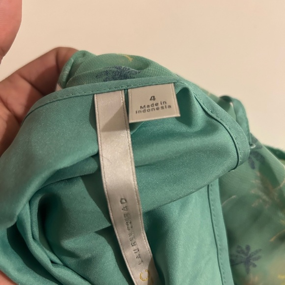 LC Lauren Conrad Blue/green Women Dress Size 4 - Picture 5 of 5